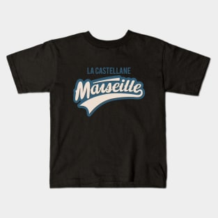 Marseille La Castellane - Marseille La Castellane Schriftzug - La Castellane Logo Kids T-Shirt